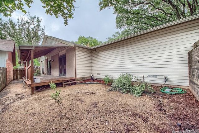 4326 Hilton Head, San Antonio, TX 78217 - back of house featuring a deck and brick siding