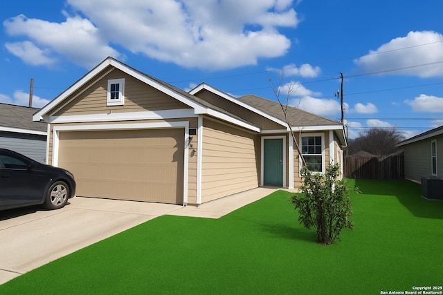 318 Pradera Cv, San Antonio, TX 78237 - single story home with concrete driveway and an attached garage