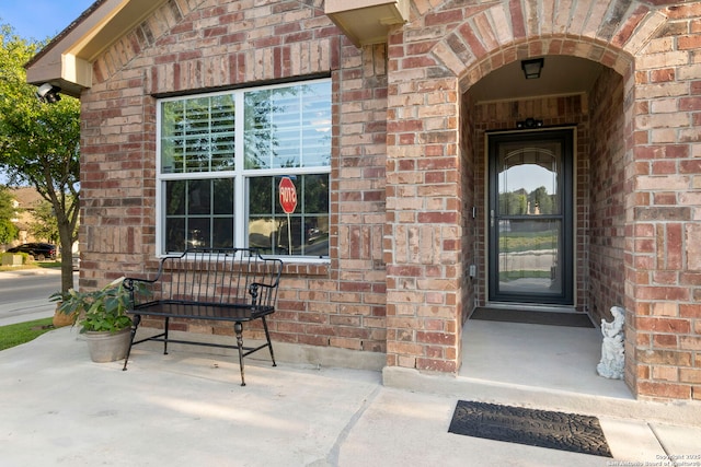 15102 Field Sparrow, San Antonio, TX 78253 - property entrance featuring brick siding