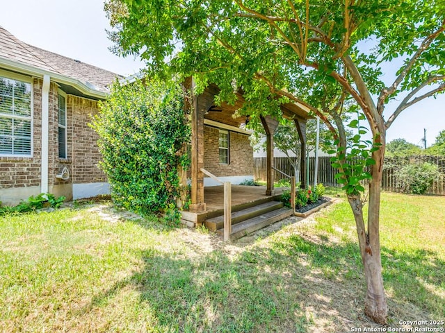 97 Windcrest, Floresville, TX 78114 - view of yard