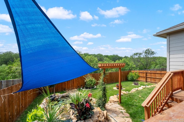 13215 Turnesa Ter, San Antonio, TX 78221 - view of fenced backyard