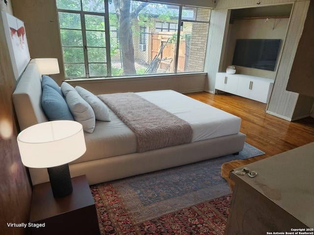 2310 W Gramercy, San Antonio, TX 78201 - bedroom with wood finished floors and baseboards