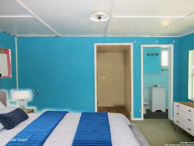 2310 W Gramercy, San Antonio, TX 78201 - bedroom with carpet floors