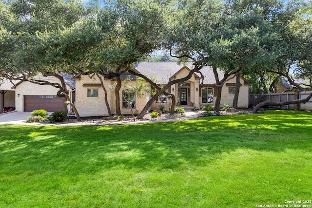 26815 Duet Dr, San Antonio, TX 78260 - english style home featuring a garage