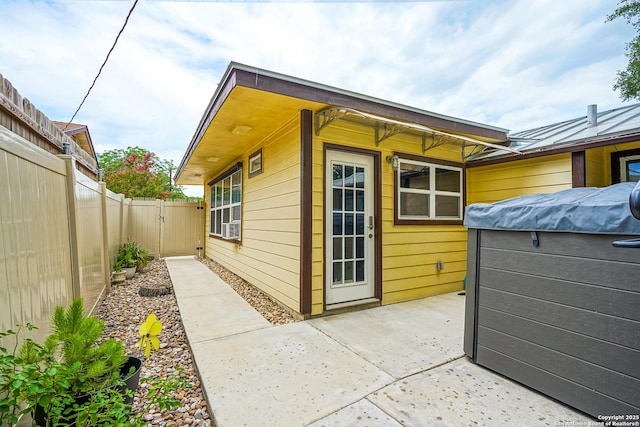9518 Wahada, San Antonio, TX 78217 - view of side of property with a patio and a fenced backyard