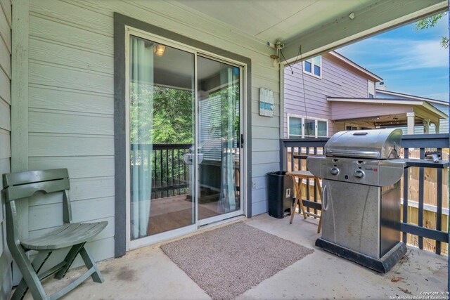 9427 Hacienda Acres, San Antonio, TX 78245 - view of patio / terrace featuring area for grilling