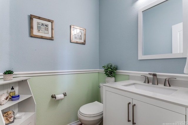 20927 Las Lomas Blvd, San Antonio, TX 78258 - half bathroom with vanity and toilet