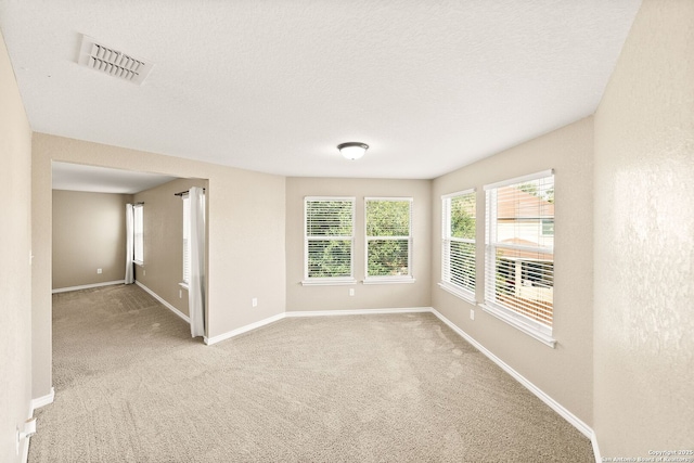 11406 Sawyer Vly, San Antonio, TX 78254 - carpeted empty room with baseboards and a textured ceiling