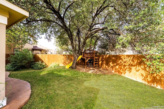 11406 Sawyer Vly, San Antonio, TX 78254 - fenced backyard with a playground