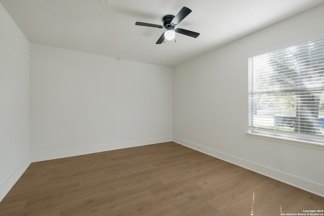 4204 Golden Spice Dr, San Antonio, TX 78222 - unfurnished room with light wood finished floors and ceiling fan