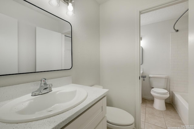 4204 Golden Spice Dr, San Antonio, TX 78222 - bathroom with vanity, tile patterned flooring, and tub / shower combination