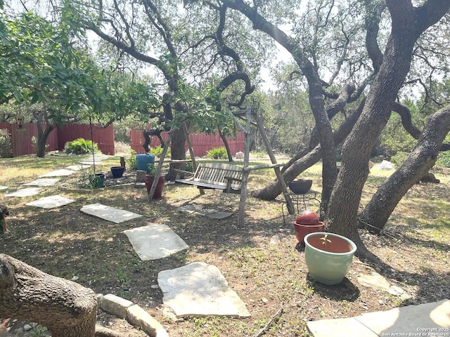 614 Slumber, San Antonio, TX 78260 - view of yard