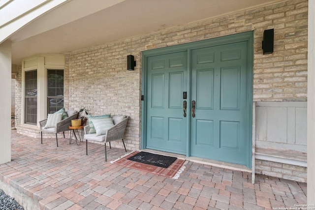 11214 Whisper Fls, San Antonio, TX 78230 - view of exterior entry featuring brick siding