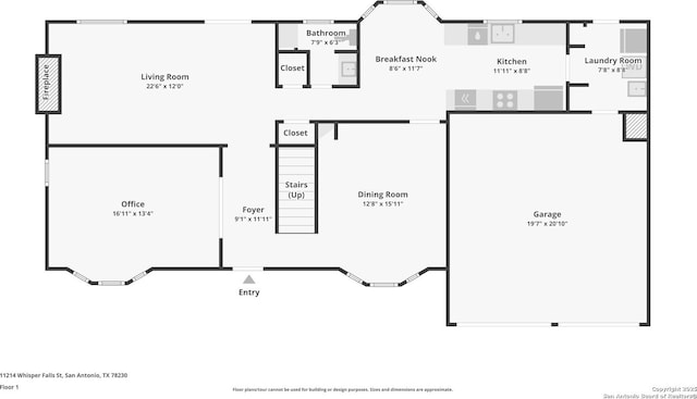 11214 Whisper Fls, San Antonio, TX 78230 - view of home floor plan