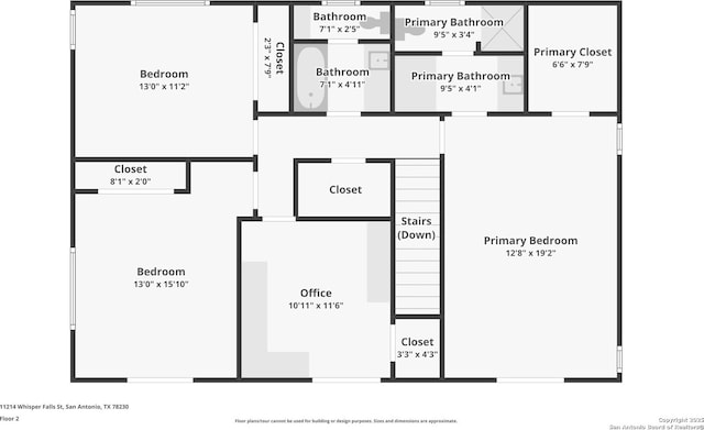 11214 Whisper Fls, San Antonio, TX 78230 - view of room layout