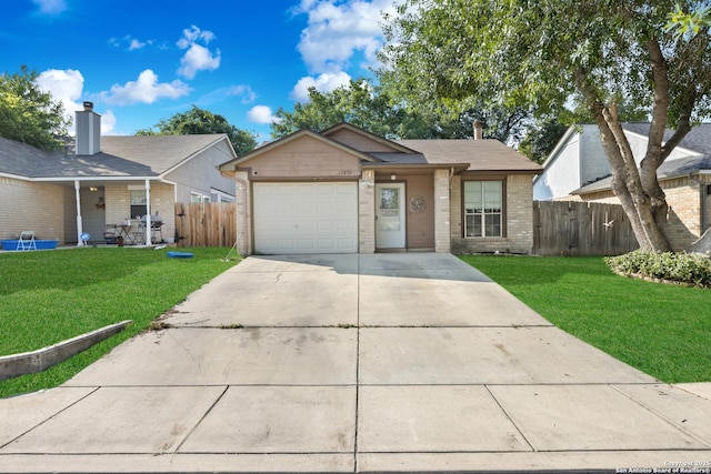 11351 Olney, San Antonio, TX 78245 - ranch-style home featuring brick siding, driveway, and a garage