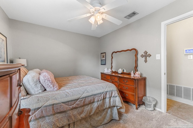 5330 Stormy Hls, San Antonio, TX 78247 - bedroom with carpet and a ceiling fan