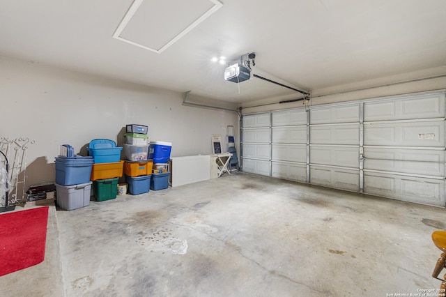 5330 Stormy Hls, San Antonio, TX 78247 - garage featuring a garage door opener
