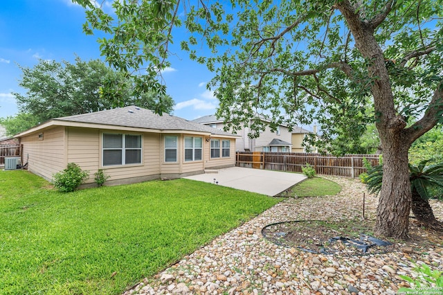 5330 Stormy Hls, San Antonio, TX 78247 - rear view of house with a patio area and roof with shingles