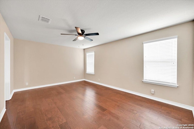 14055 Cremello Fls, San Antonio, TX 78254 - unfurnished room featuring a ceiling fan and wood finished floors