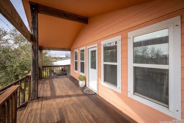 902 Harrison Prt, Oconnor, TX 77982 - view of wooden porch