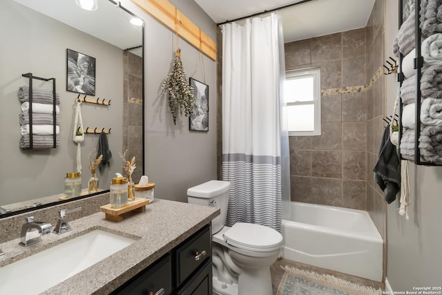 2102 Encino Clf, San Antonio, TX 78259 - full bathroom with vanity and shower / bathtub combination with curtain