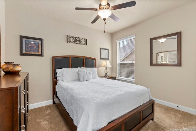 25926 Natal Plum, San Antonio, TX 78261 - bedroom featuring carpet flooring and a ceiling fan