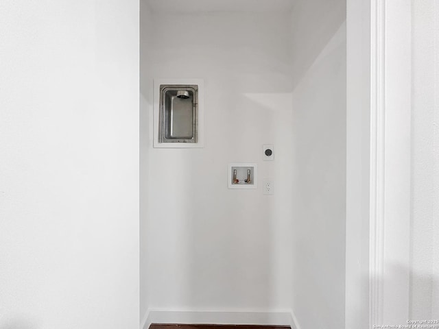 543 Cosgrove, San Antonio, TX 78210 - washroom with hookup for a washing machine and hookup for an electric dryer