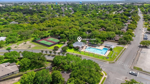8526 Spartan Ter, Universal City, TX 78148 - drone / aerial view of a pool area