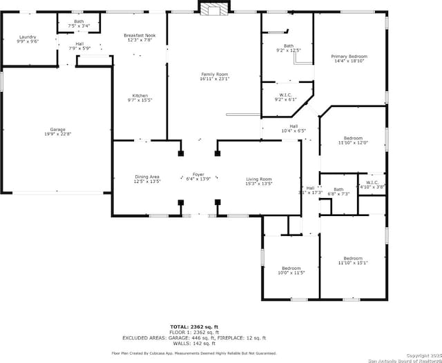 8526 Spartan Ter, Universal City, TX 78148 - view of property floor plan