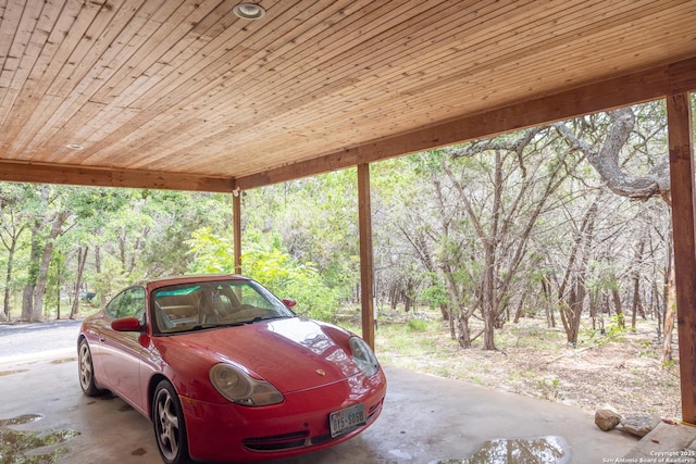 317 Saddle Mtn, Boerne, TX 78006 - view of parking with a carport