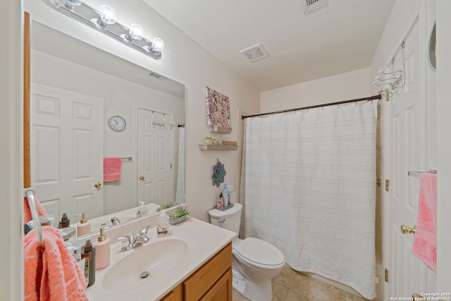 5327 Stormy Skies, San Antonio, TX 78247 - bathroom with vanity, tile patterned flooring, and a shower with curtain
