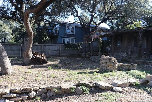 323 N Scenic Loop, Canyon Lake, TX 78133 - view of yard