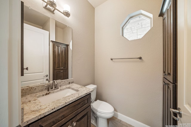 1702 Terra Alta, San Antonio, TX 78209 - half bath with vanity and tile patterned floors