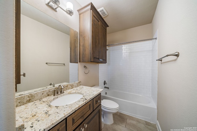 1702 Terra Alta, San Antonio, TX 78209 - full bathroom with vanity, tile patterned flooring, and washtub / shower combination