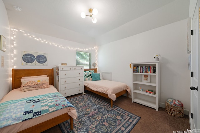 8903 Gate Pass, Boerne, TX 78015 - carpeted bedroom featuring vaulted ceiling