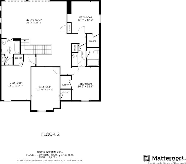 24514 Bliss Cyn, San Antonio, TX 78260 - view of floor plan / room layout