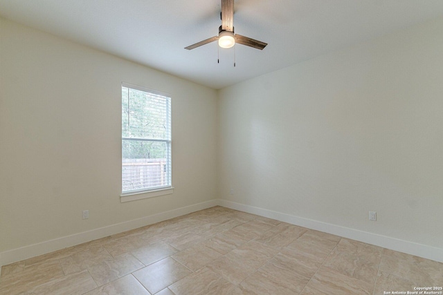 114 Mokukua Ln, Bastrop, TX 78602 - unfurnished room featuring ceiling fan and baseboards