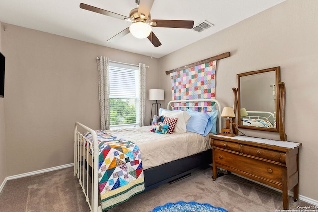 27306 Pollock, San Antonio, TX 78260 - carpeted bedroom featuring baseboards and a ceiling fan