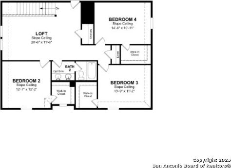 14426 Daphne Bnd, San Antonio, TX 78253 - view of property floor plan