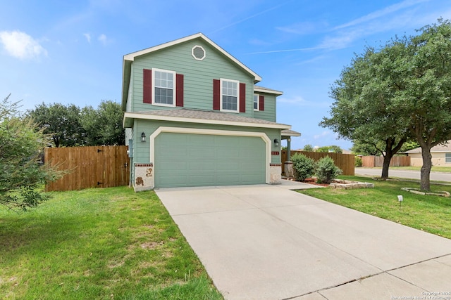 221 Passerina Spur, Schertz, TX 78154 - traditional-style home with an attached garage, concrete driveway, and brick siding