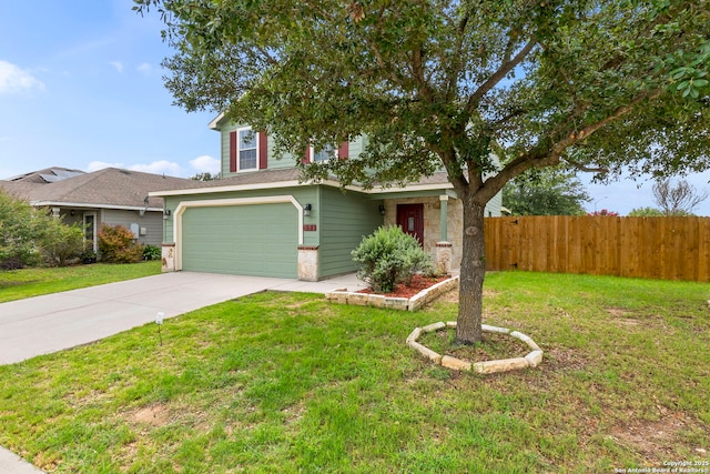 221 Passerina Spur, Schertz, TX 78154 - view of front of home with a garage and driveway