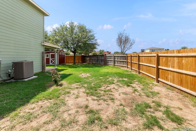 221 Passerina Spur, Schertz, TX 78154 - fenced backyard with a storage shed