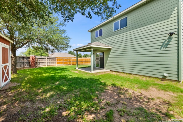 221 Passerina Spur, Schertz, TX 78154 - rear view of property with a fenced backyard and a patio