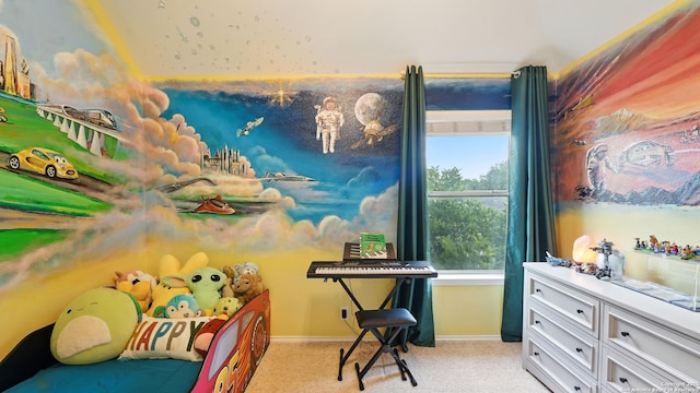 1739 Oak Gln, New Braunfels, TX 78132 - office area featuring light carpet and baseboards