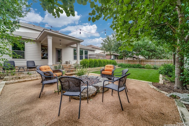 108 Brown Hawk, Boerne, TX 78006 - view of patio