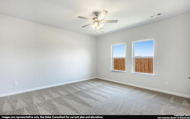 11619 Cowper Horn, San Antonio, TX 78245 - empty room featuring carpet and a ceiling fan