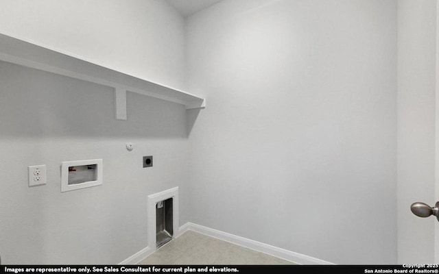 11619 Cowper Horn, San Antonio, TX 78245 - washroom with washer hookup, hookup for a gas dryer, and hookup for an electric dryer