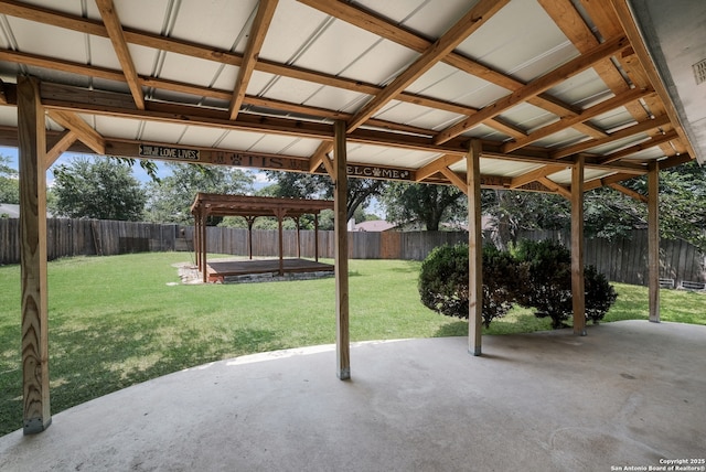 6914 Glen Gate, San Antonio, TX 78239 - fenced backyard with a patio