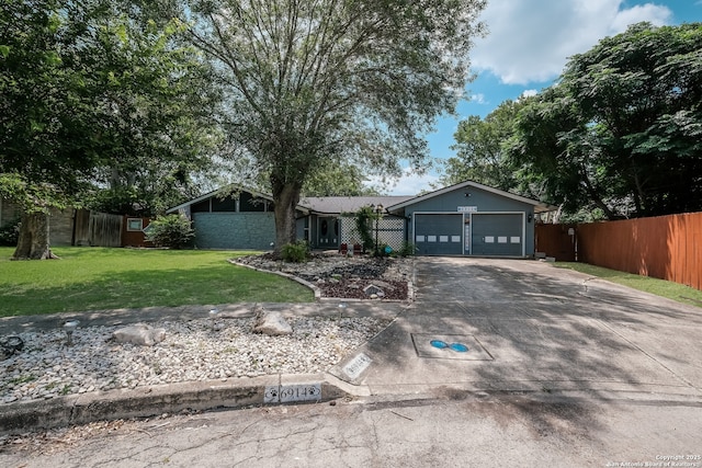 6914 Glen Gate, San Antonio, TX 78239 - view of front of house with driveway and an attached garage